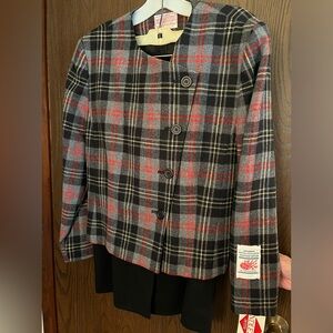 Vintage Hunting McPherson  Scottish Tartan made in the USA -pristine and perfect